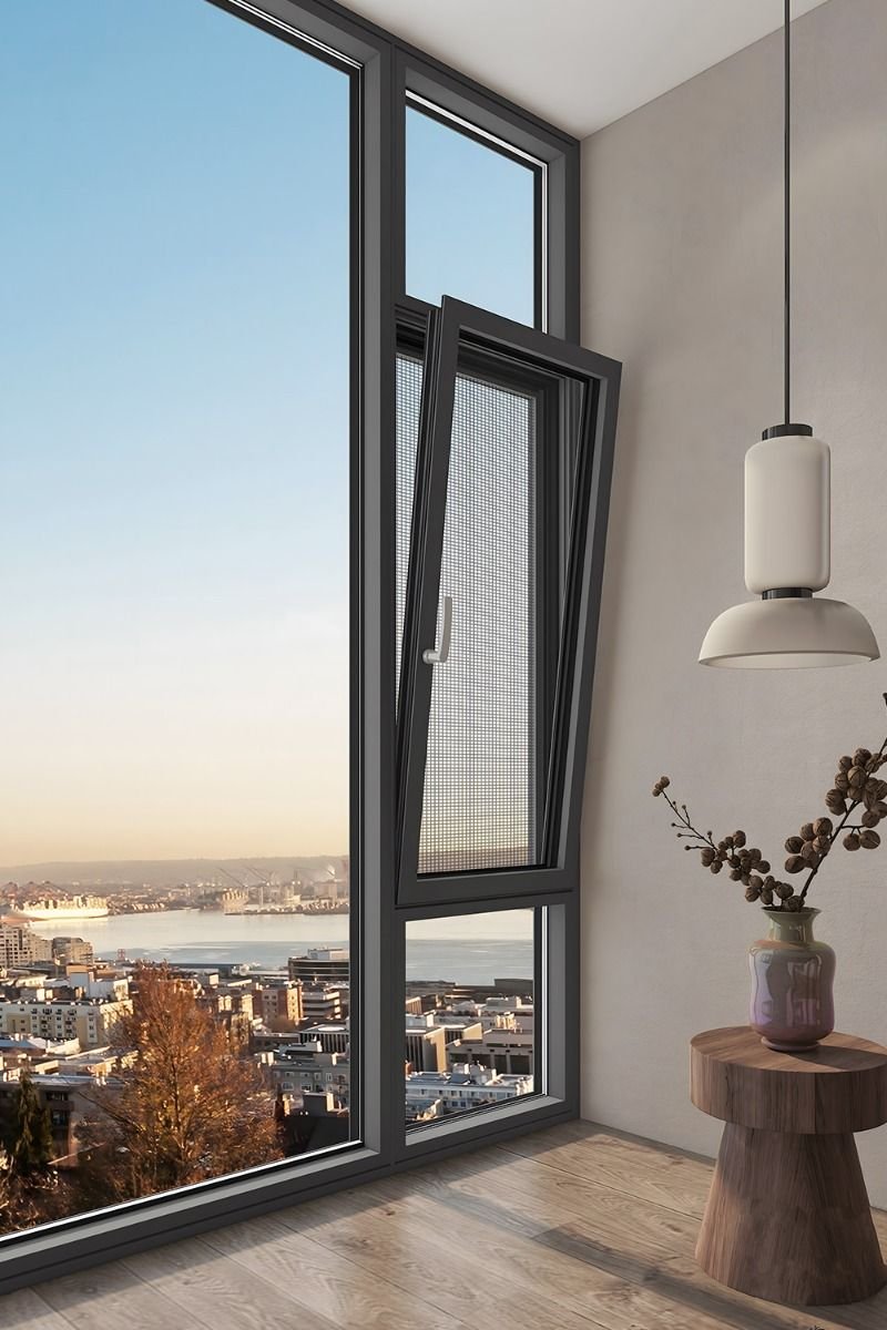 Aluminium and timber door system