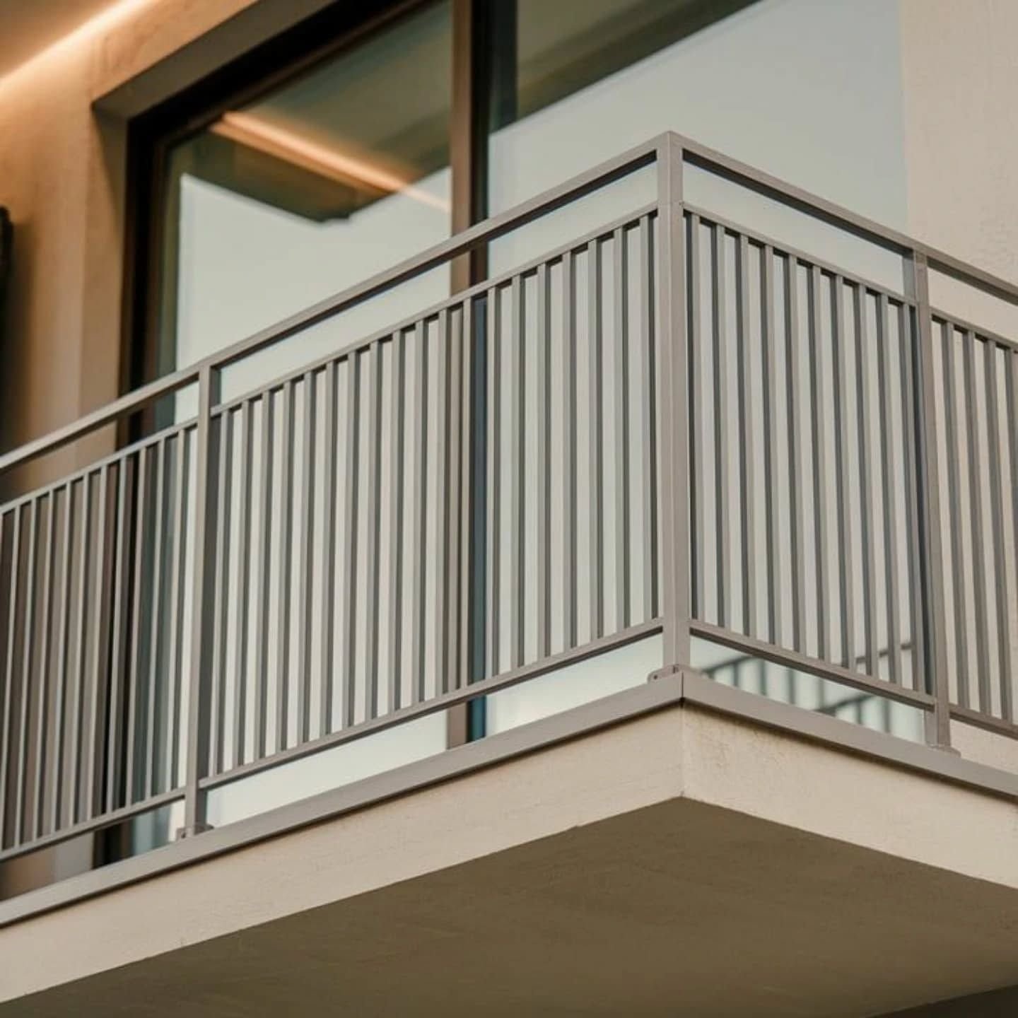 Stainless steel and glass railing system — view 3