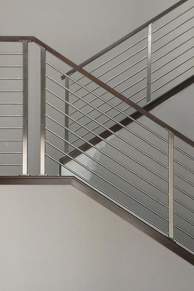 Stainless steel and glass railing system — view 4
